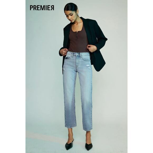 KanCan Jeans Chantel Premier High Rise Ankle Straight Leg Sz 7 retail $100.95 - Picture 2 of 11